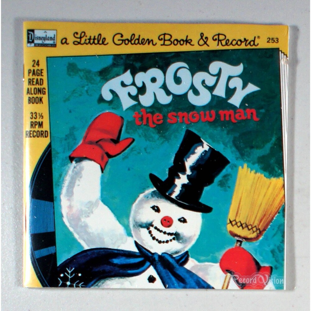 Disney - Frosty the Snowman (7" Vinyl) (1951/76) [SEALED] Christmas Golden Book